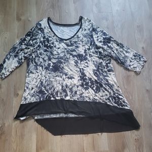 EUC Asymmetrical Hem Top 3x